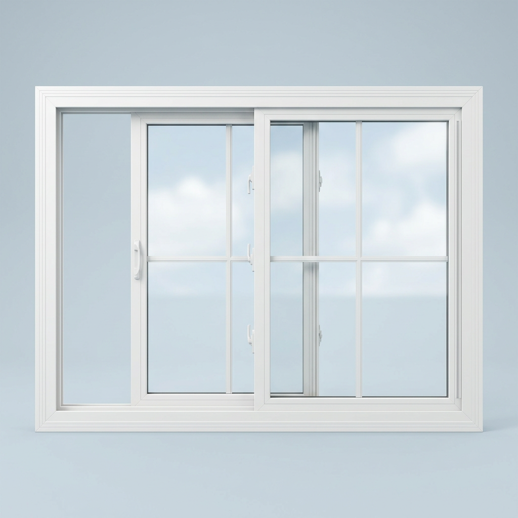 Example of a double slider window